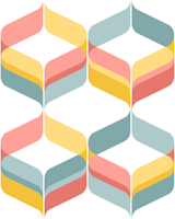 Retro Mod Ribbons 07 ταπετσαρία