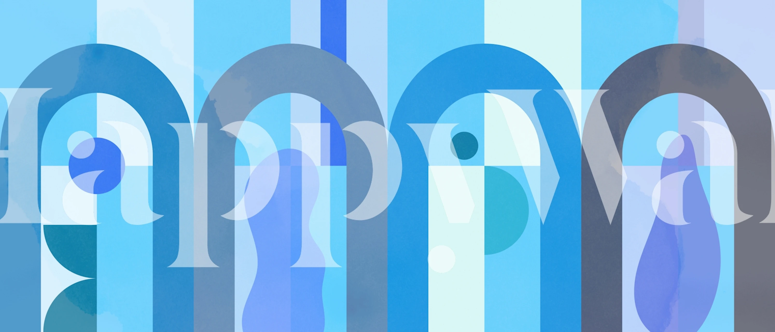 Modern Arch Elegance wallpaper design in a room