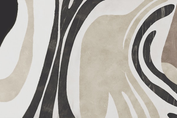 Neutral Contemporary Wave Art