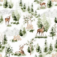 Whispering Woods Charm tapete