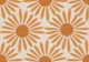 Boho Sun Geo Pattern Ochre Orange