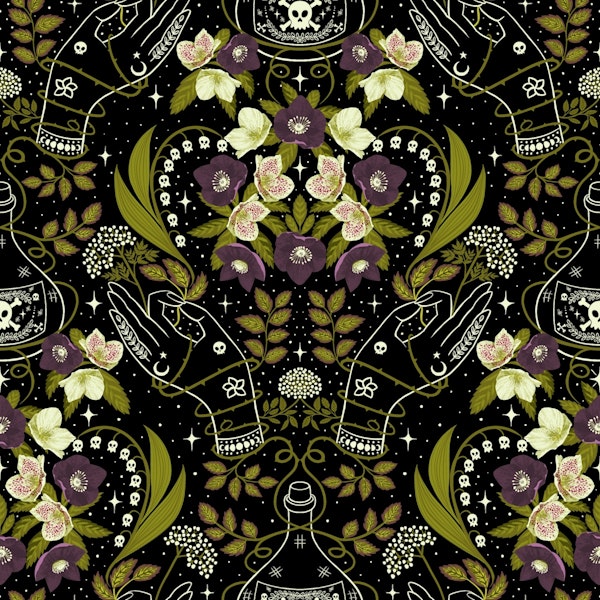 Poisonous Hell-ebore Damask