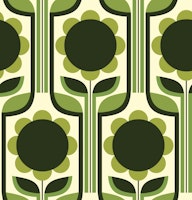 Mid-Century Flora Charm carta da parati
