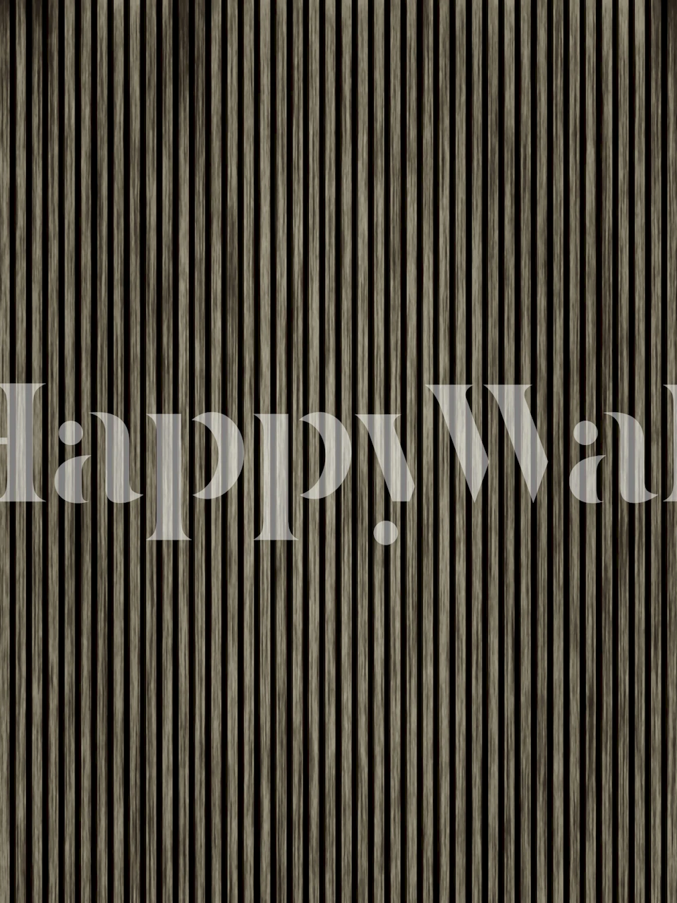 Vertical Timber Stripes wallpaper in a room