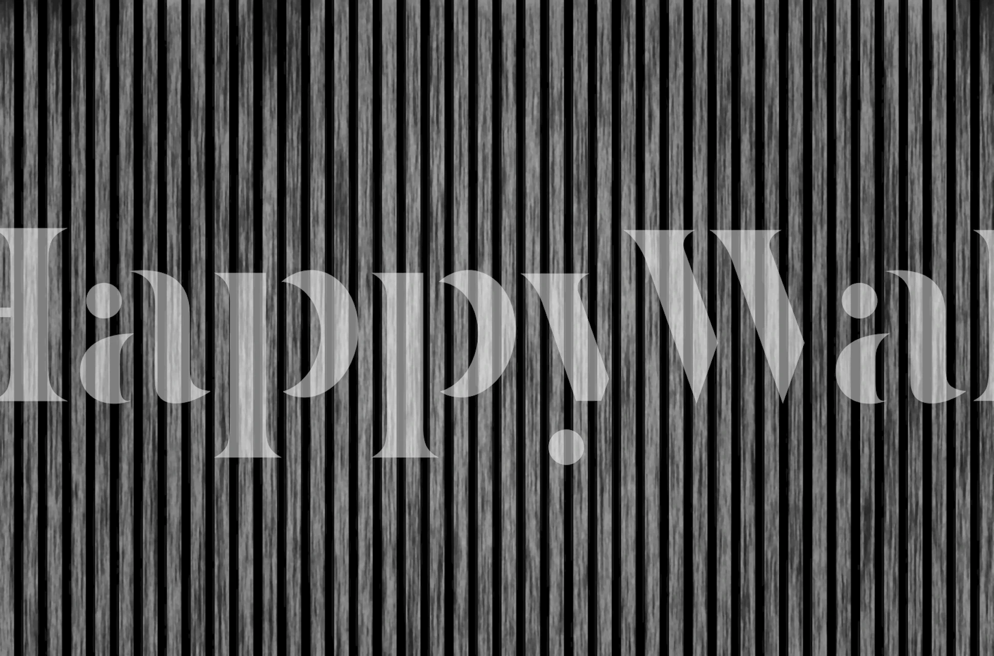 Rustic wood grain wallpaper in a room