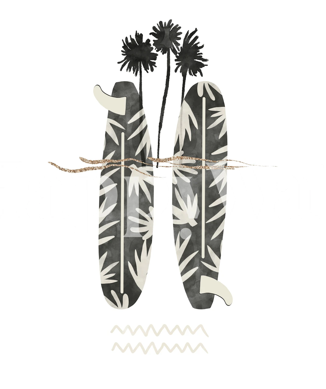 Tropical Bliss Artistry tapeta v pokoji