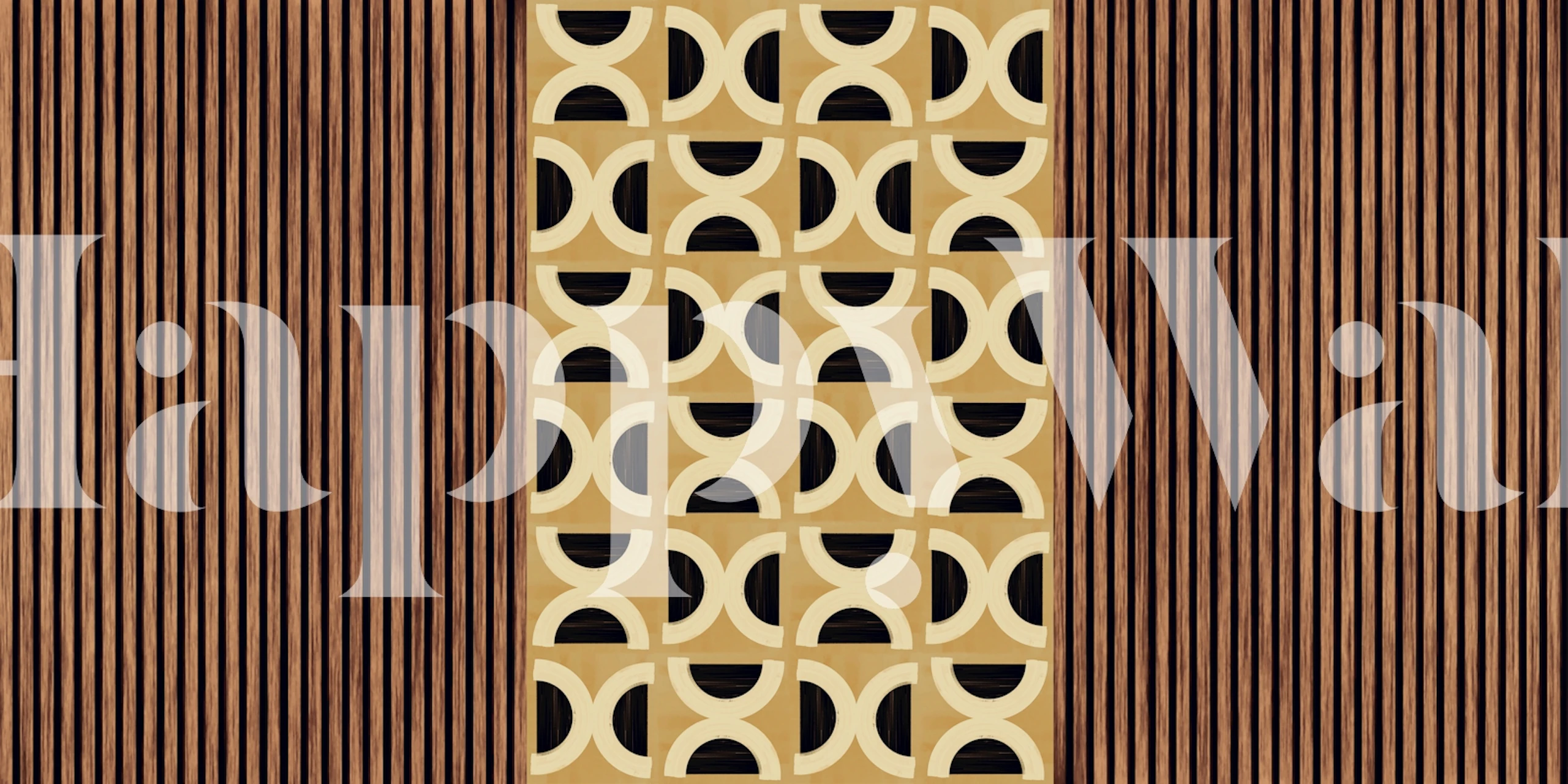 Mid-Century Modern Luxury tapetdesign