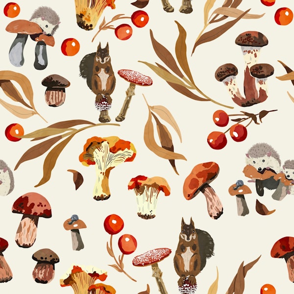 Whimsical Forest Scene