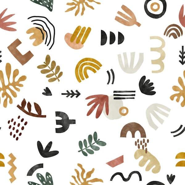 Trendy Bohemian Art Splash