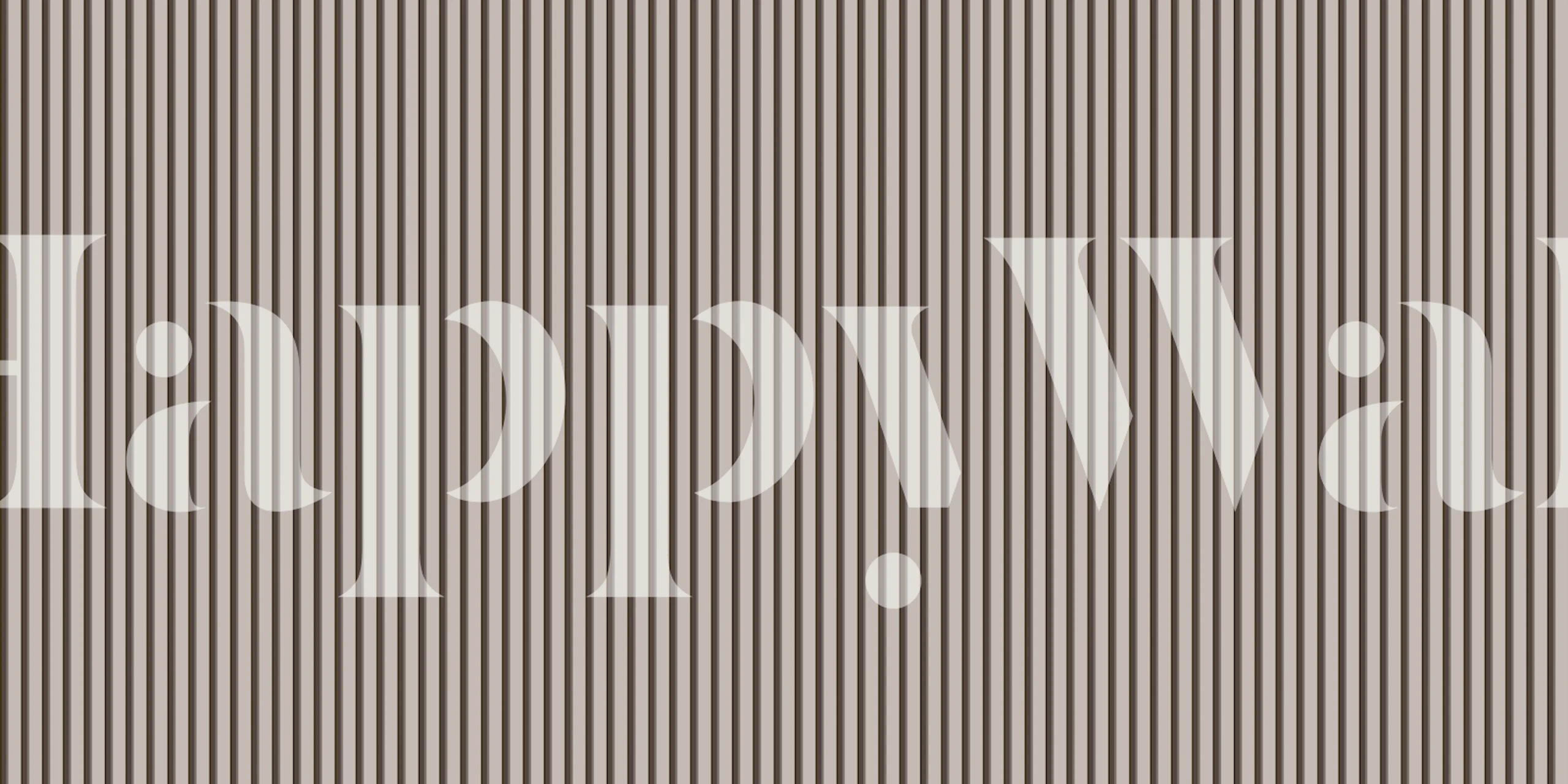 Carta da parati Modern Stripe Harmony in una stanza