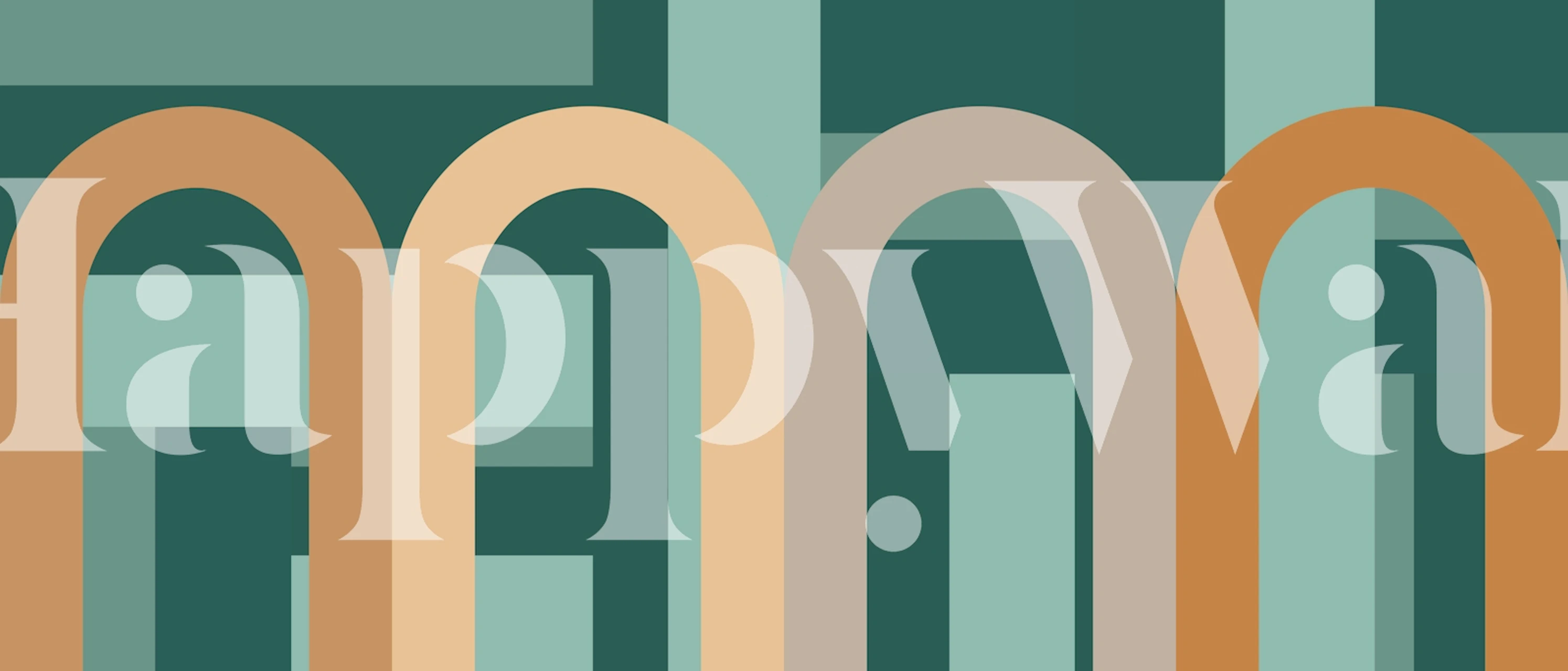 Design della carta da parati Modern Arches Decor