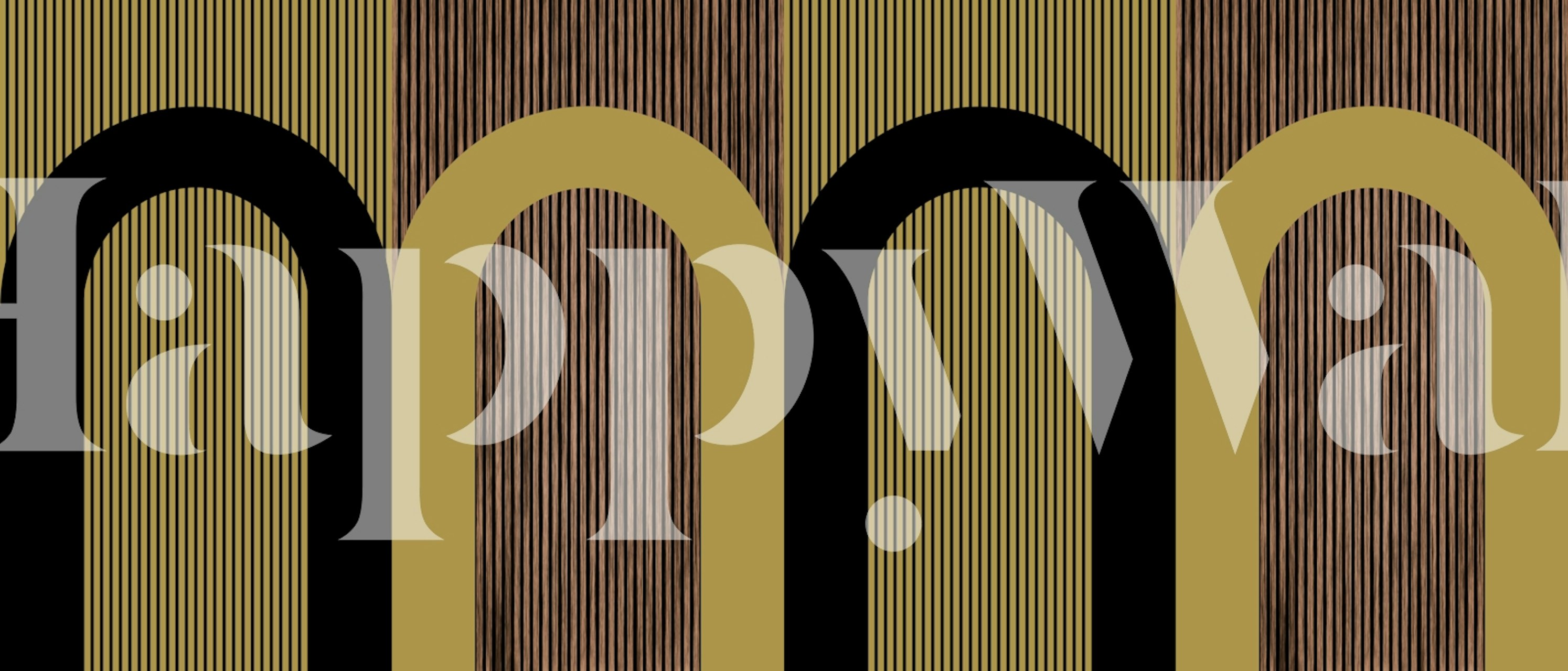 Art Deco Arches Chic ταπετσαρία σε ένα δωμάτιο