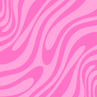 Wavy Loops Retro Modern Abstract in Y2K Pink wallpaper