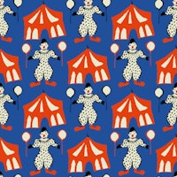 Circus clown ταπετσαρία