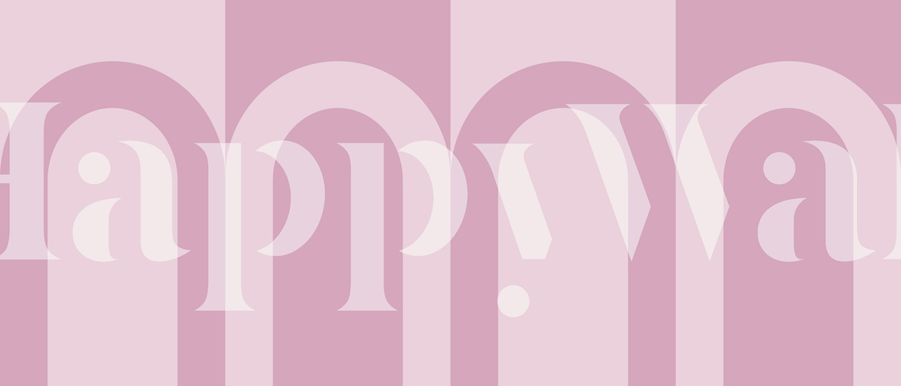 Minimalist Arch Art tapetdesign i et rum