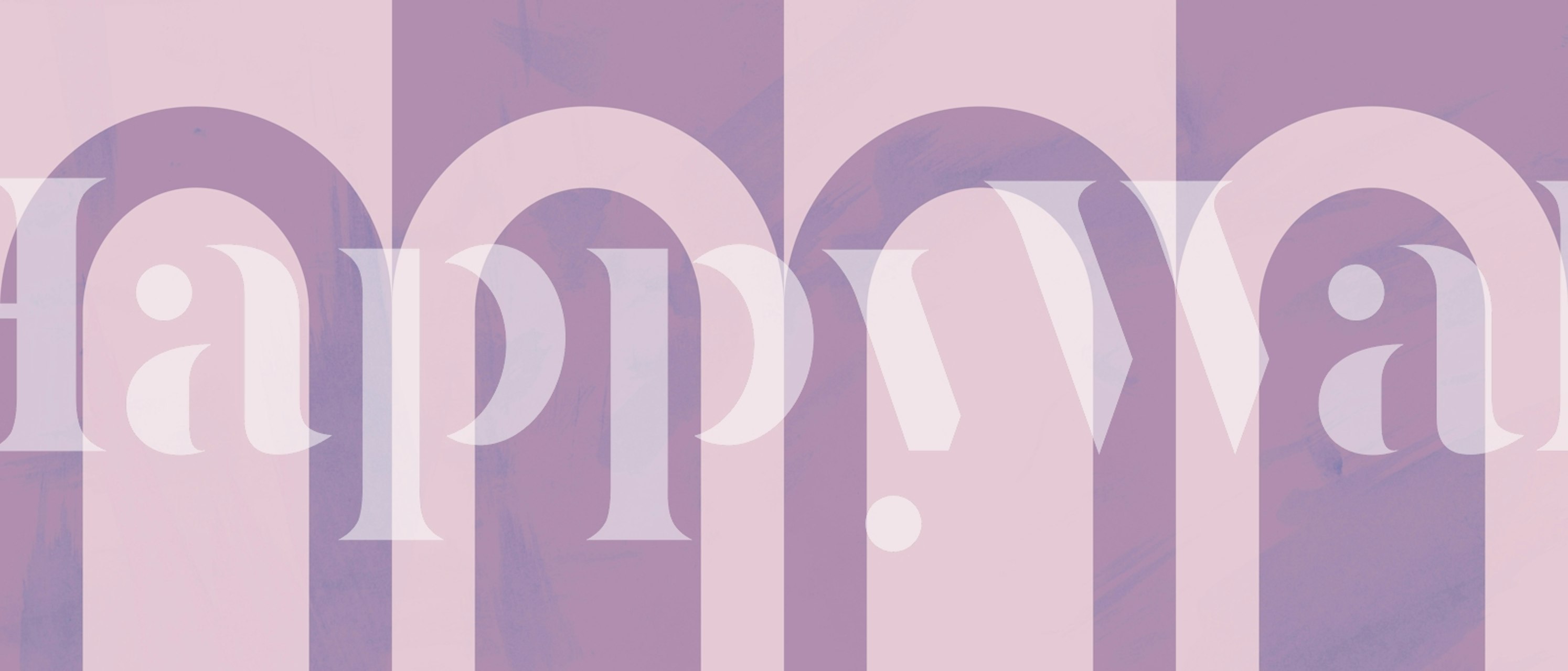 Papel tapiz Soft Violet Arches en una habitación