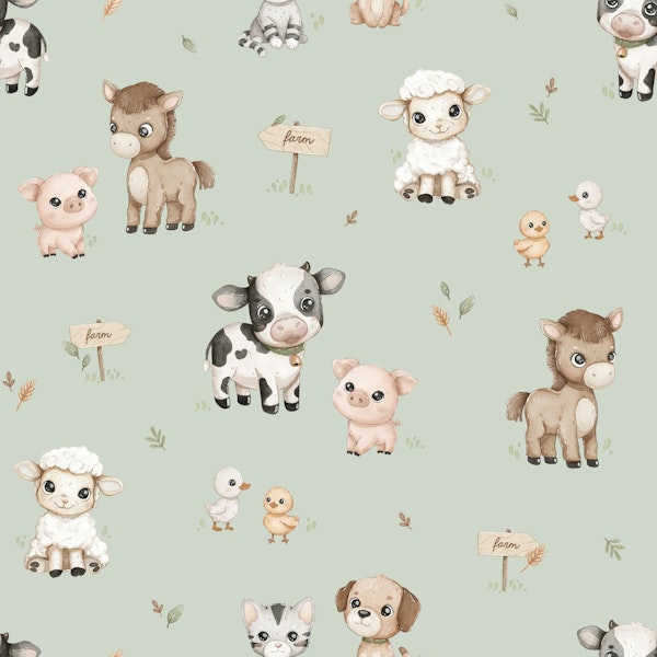 Happy Farmtime - mint