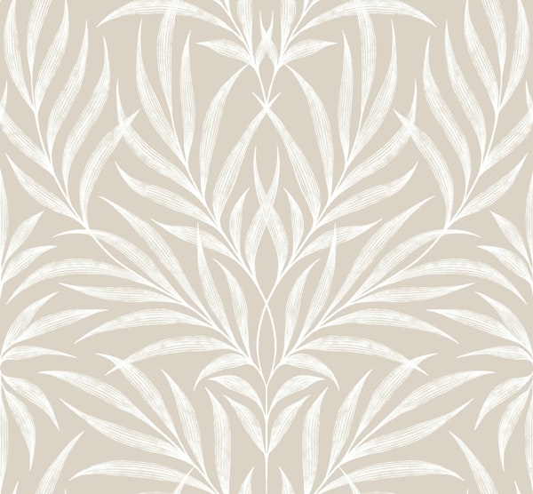 Vintage Luxe Palms - Beige / White