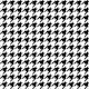 Black and white houndstooth wallpaper