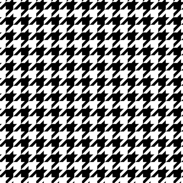 Black and white houndstooth wallpaper