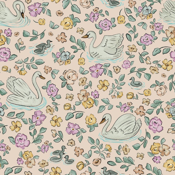 Floral Lake Serenity