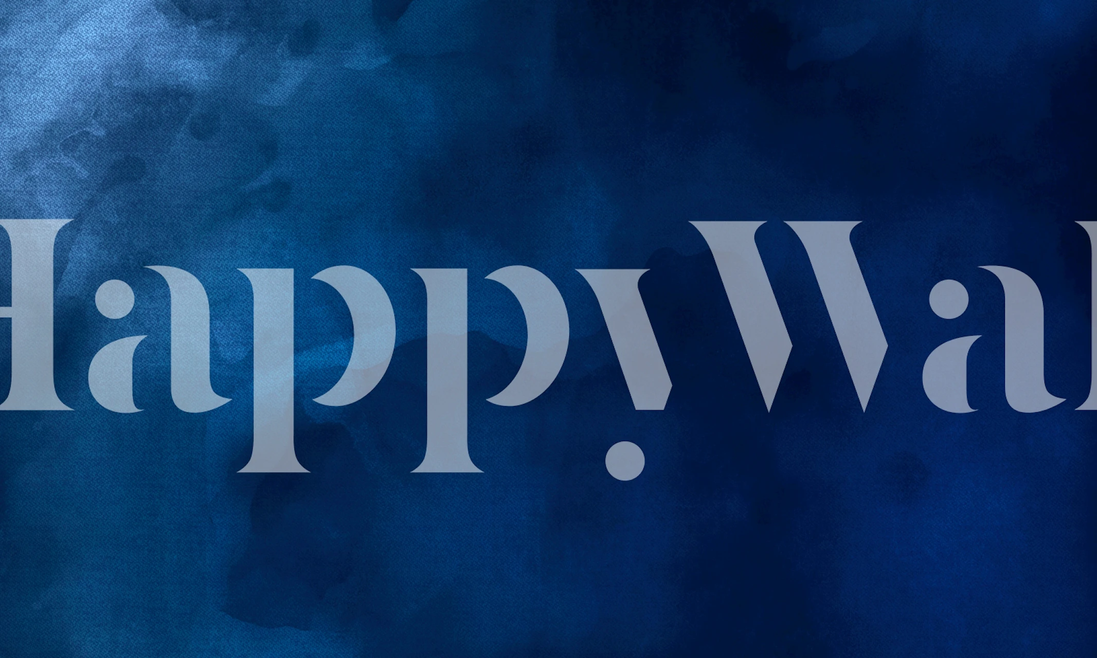 Indigo Ocean Canvas papier peint dans une pièce