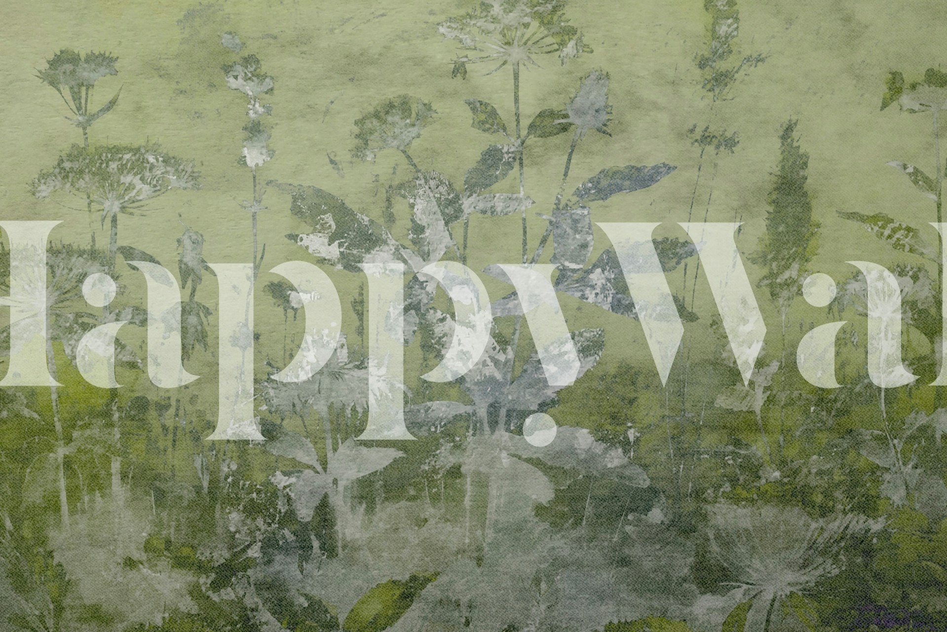 Antique Garden tapet vist i et rum