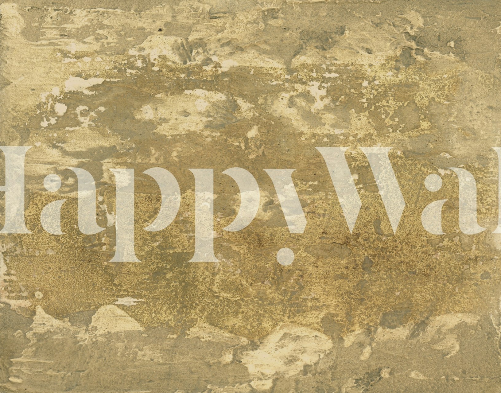 Slaked lime behang tentoongesteld in een kamer