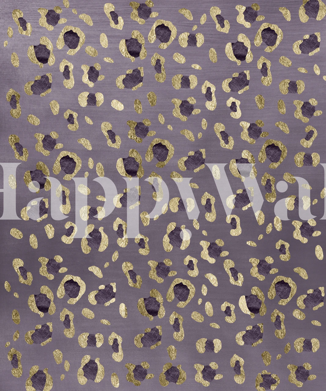 Leopard animal print tapet visad i ett rum