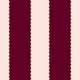 Large Wiggly Stripes Burgundy Pink