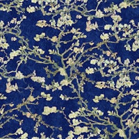 Vincent Van Gogh Almond Blossom Cobalt Blue carta da parati