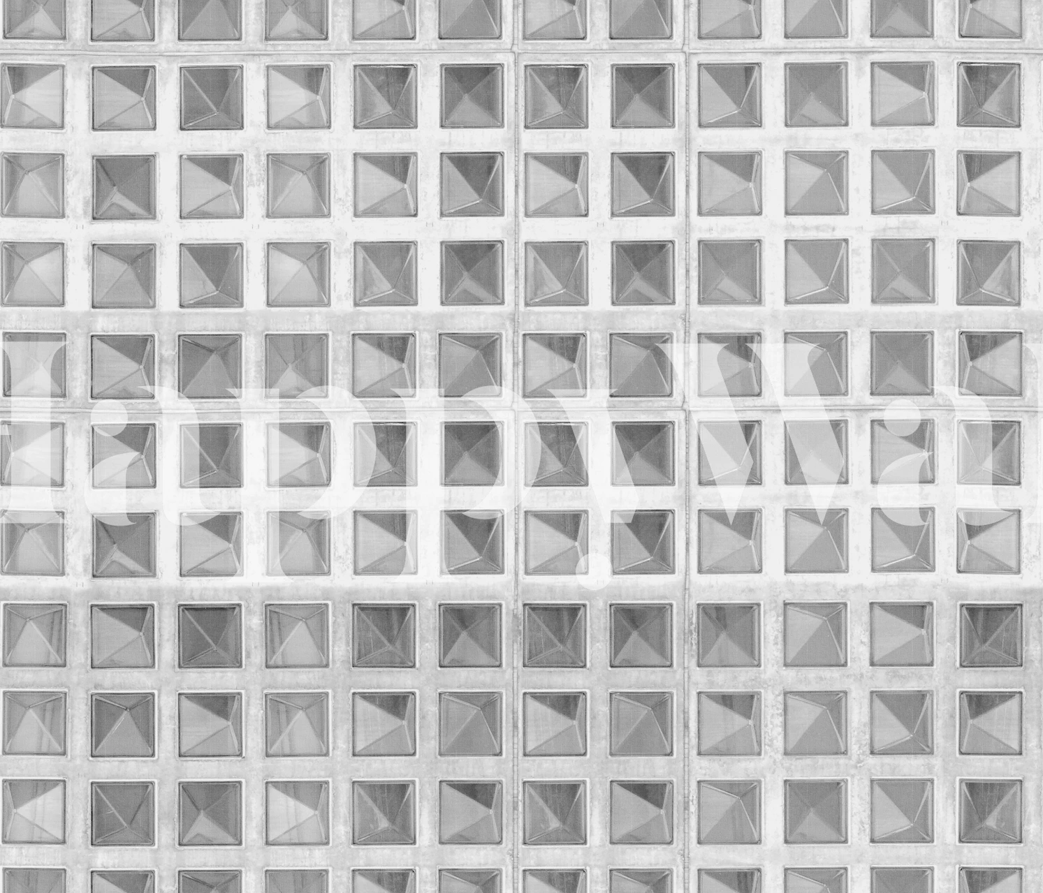 Geometric black and white patterns create a modern wall mural wallpaper.