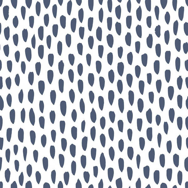 Modern Indigo Brush Strokes