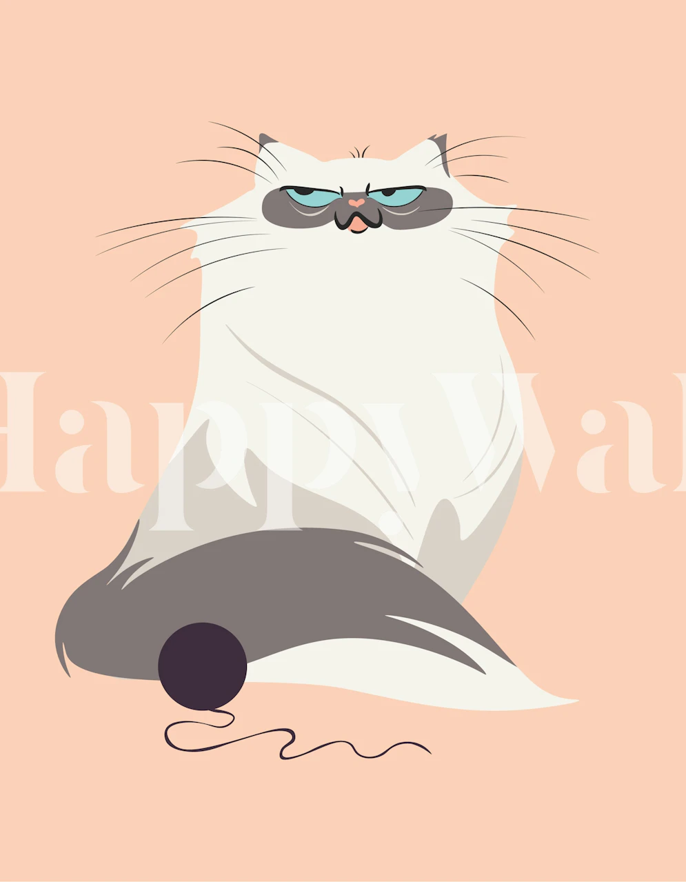 Kissan kuva Magsi-maalilla