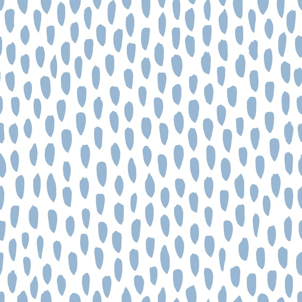 Cerulean Blue Brush Strokes