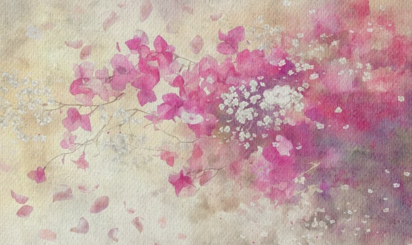Pink Blossom Dream Canvas