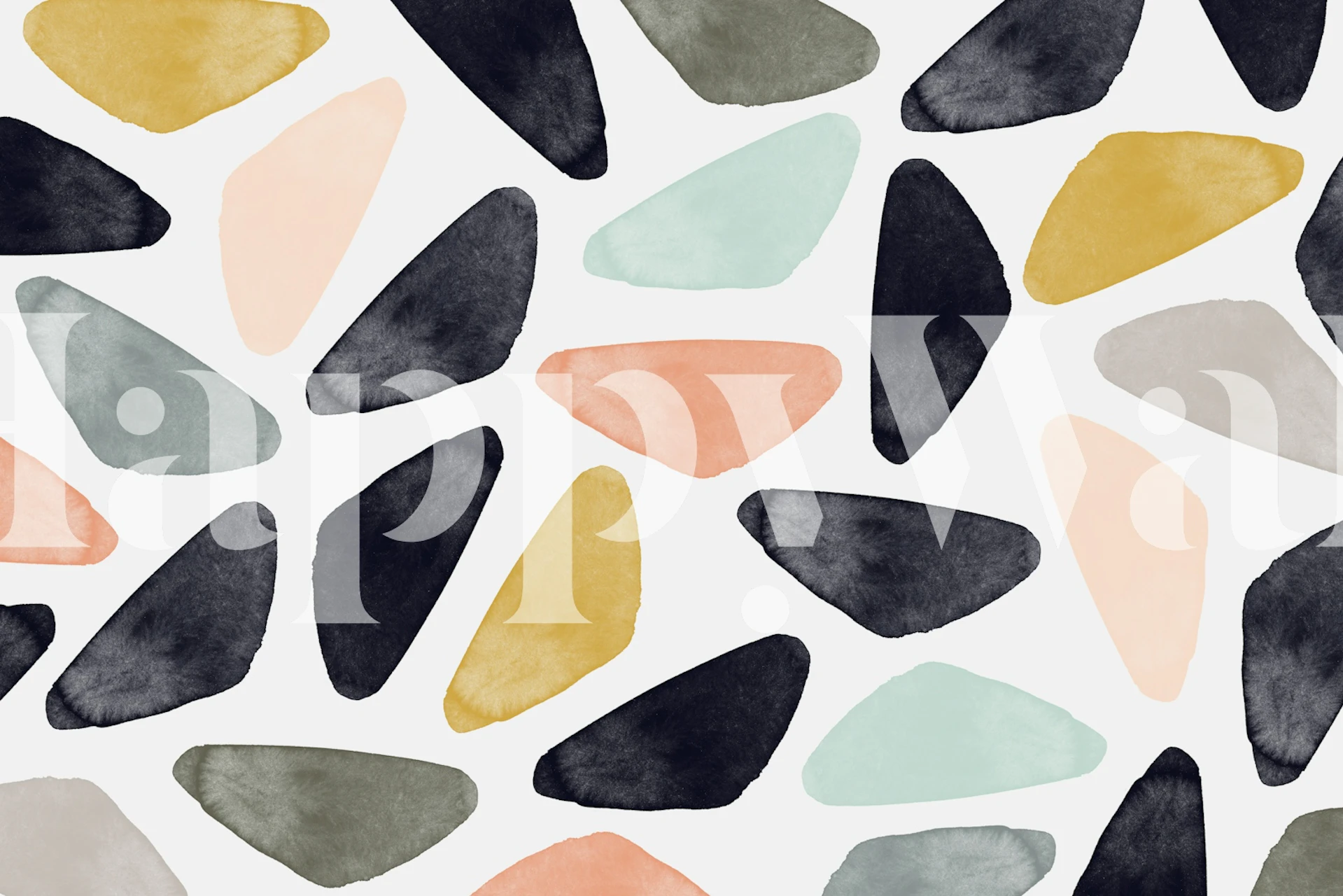 Papier peint au design scandinave dans une pièce