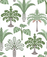 Jungle Palms - green ταπετσαρία