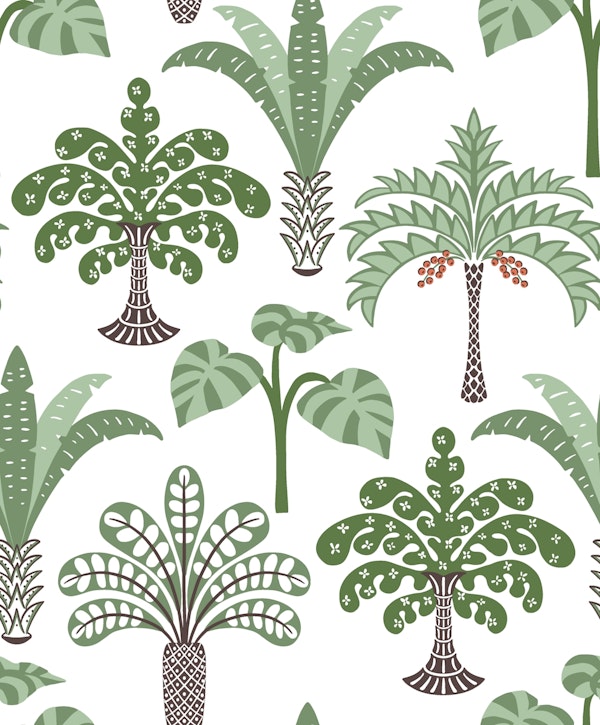 Jungle Palms - green