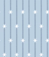 dot and star stripes - blue tapete