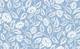 Flowering Vine Silhouette on blue - jumbo