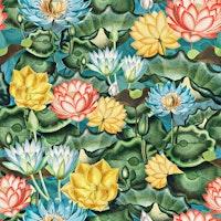 Serene Lotus Oasis tapete