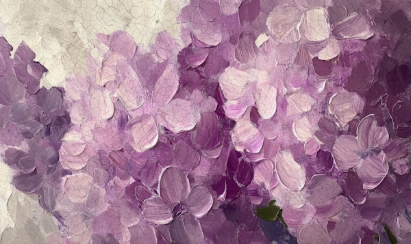 Lilac Blossom Painting Textures