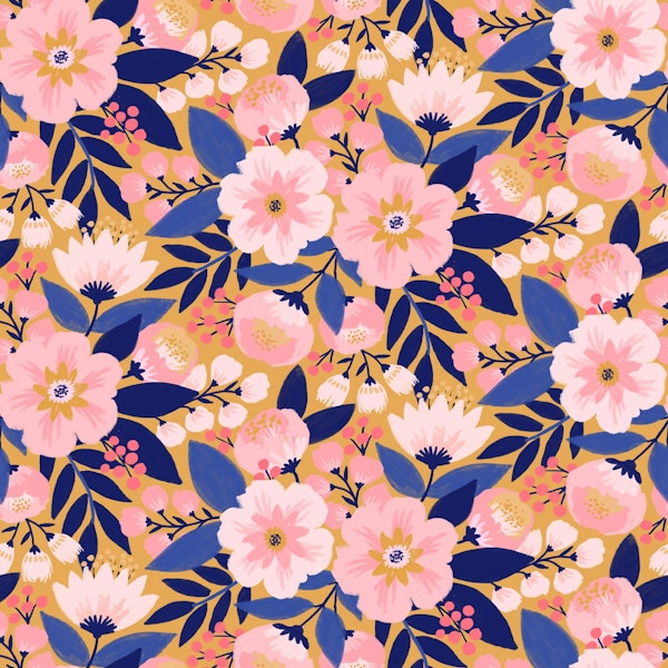 Nouveau Fleur - Gold