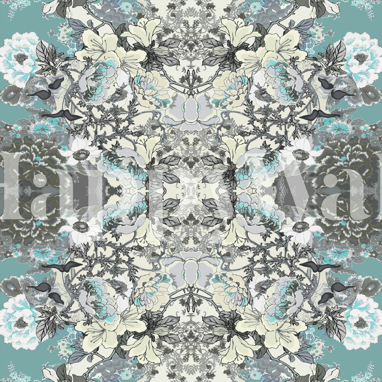 Tapeta Botanical bloom w aranżacji wnętrza