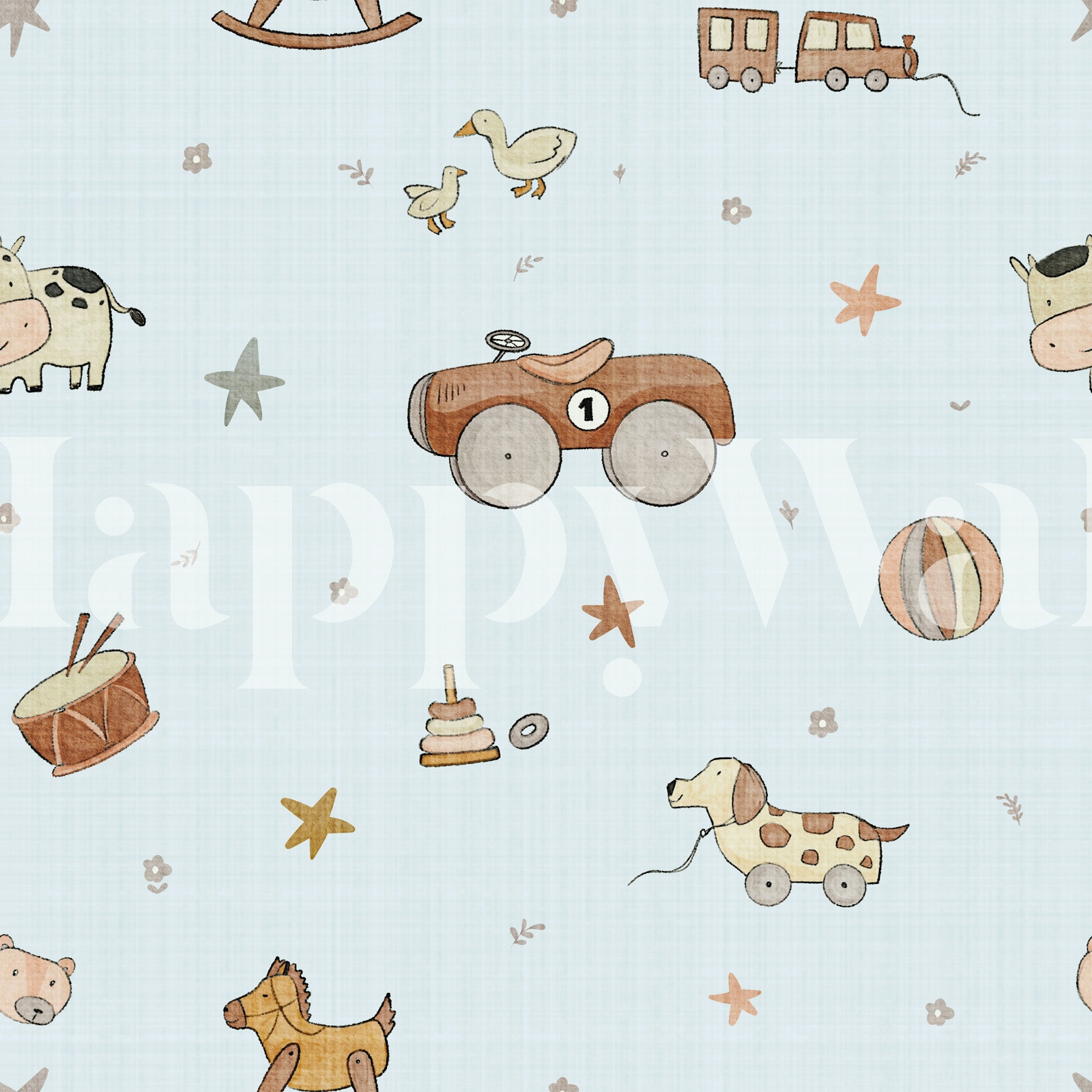 Toy Magazine Background Kids Classic Toys Wallpaper