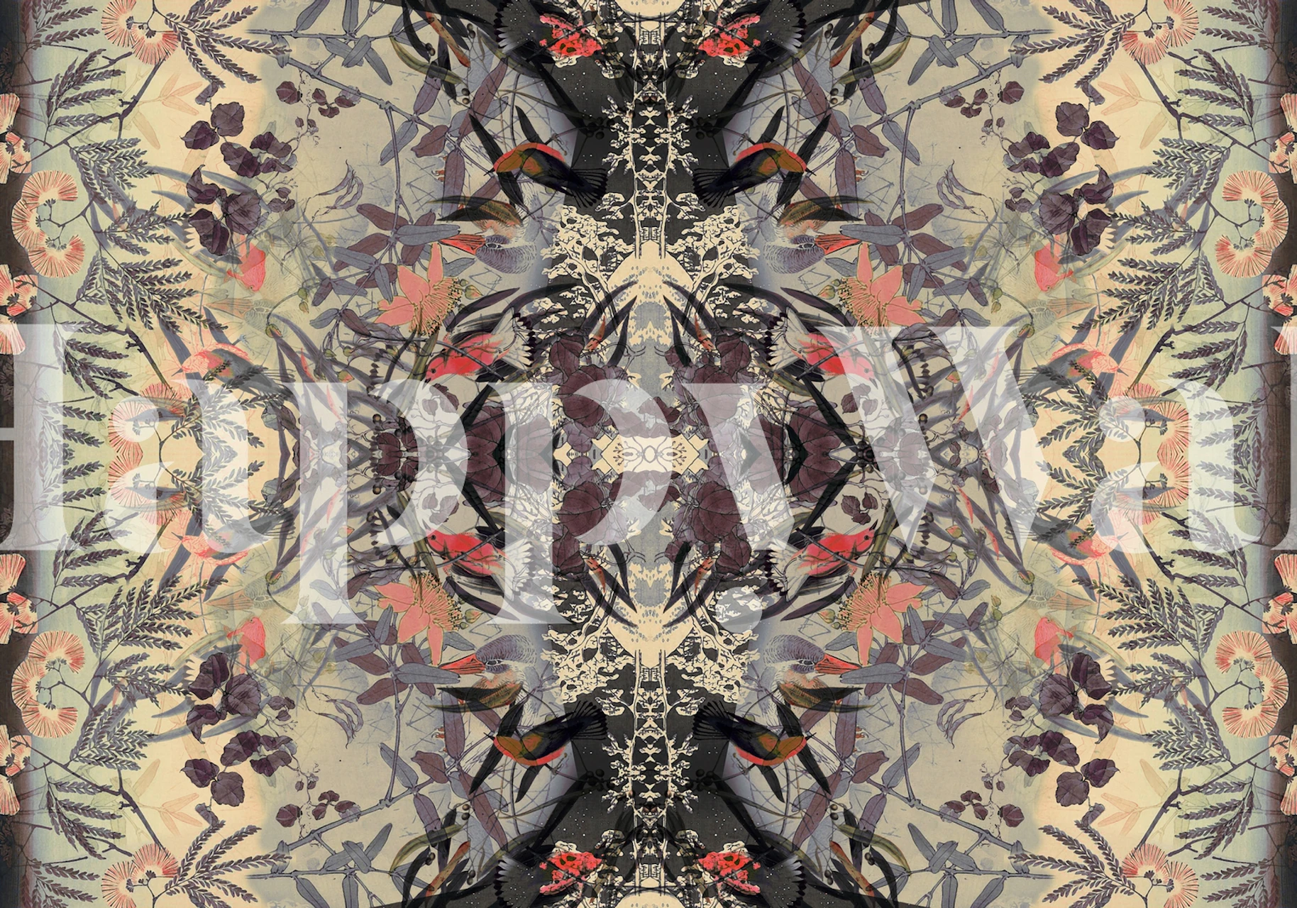 Harmonijna fototapeta „Cisza w Kyoto” z japońskimi motywami kwiatowymi