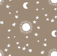 Celestial Stars Nursery-Vintage Mocha ταπετσαρία