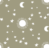 Celestial Stars Nursery- Muted Sage ταπετσαρία