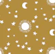 Celestial Stars Nursery- Golden Olive